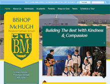 Tablet Screenshot of bishopmchugh.com